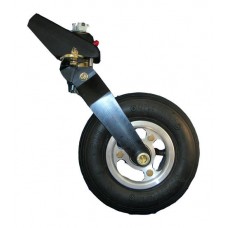Dual Arm Tail Wheel Assemblies 8 Inch Pneumatic Tire